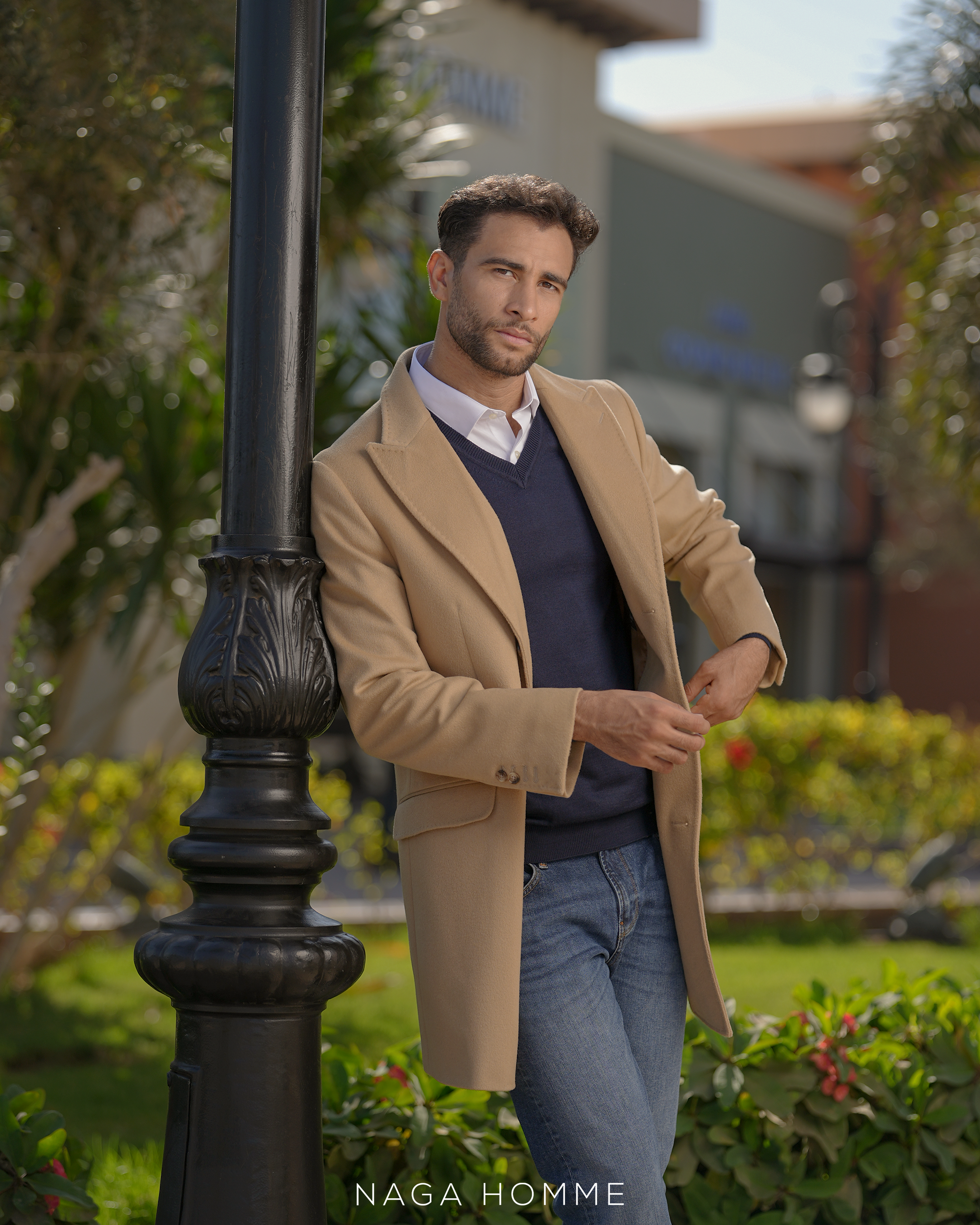 Men's Wool Coat-MCO-07