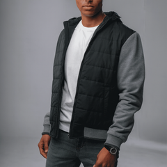 Men's Grey Jacket- MJKF-29