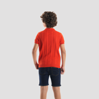 Boys' Orange Polo-BPO106S - Naga Homme