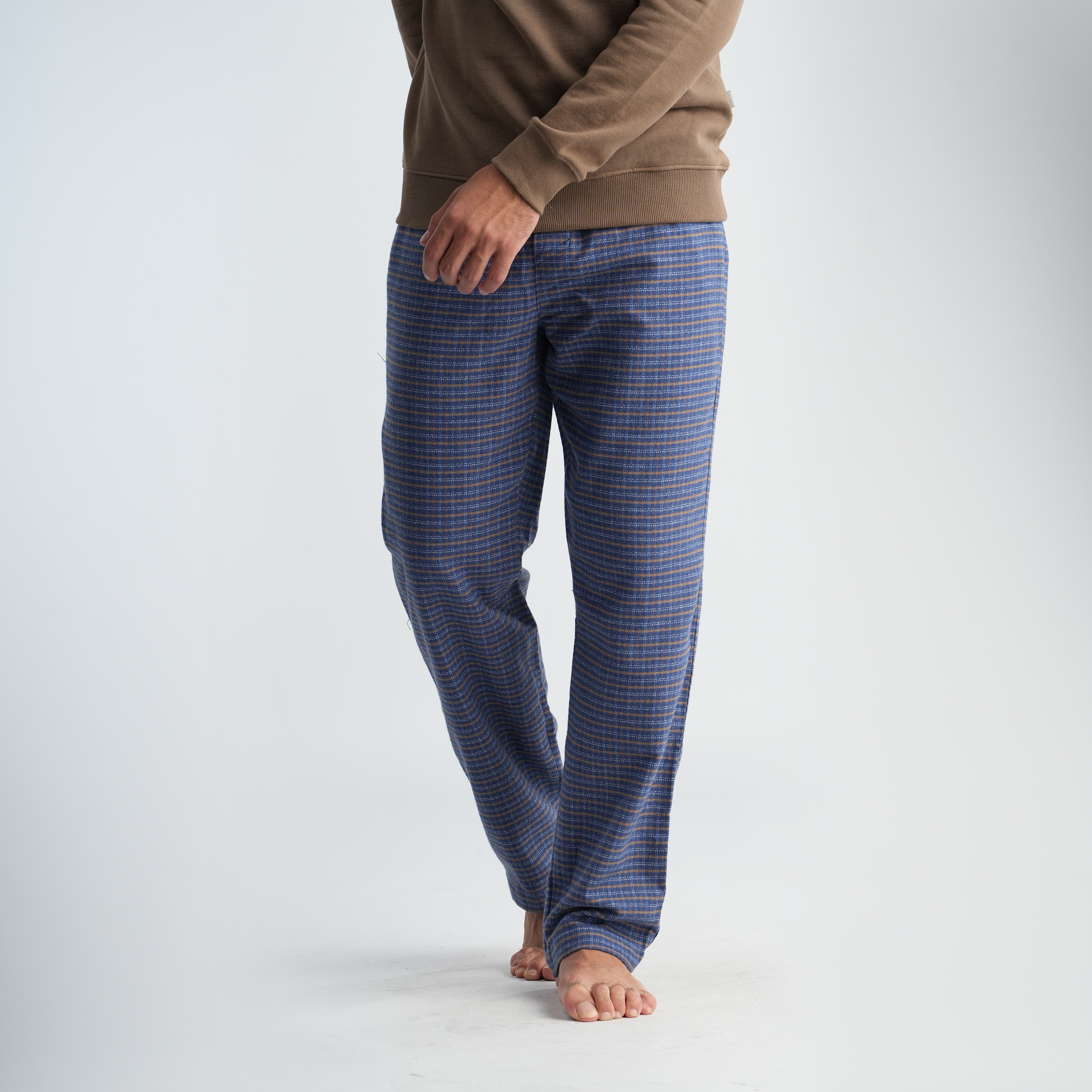 Men's Brown Pajama Set-MPJL177