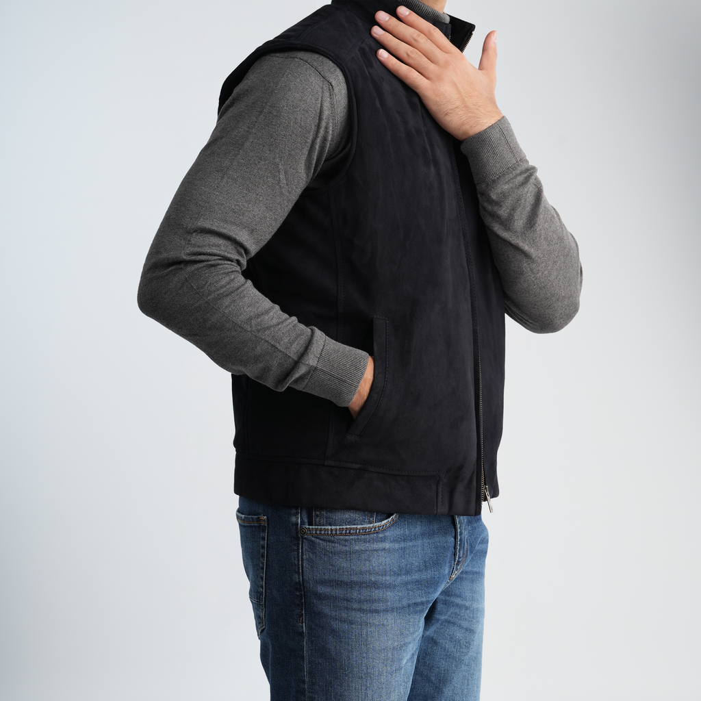 Men's Full-Zip Vest-MLV-05