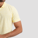 yellow short sleeve men's polo-MPO-97s - Naga Homme