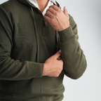 Men's Olive Hoodie-MPLFSH-28