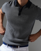 Men's Short sleeve Navy polo (MPO154)