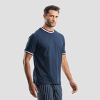 Navy pajama set -MPJS-68S - Naga Homme