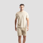 Beige Beach Towel Set - Naga Homme