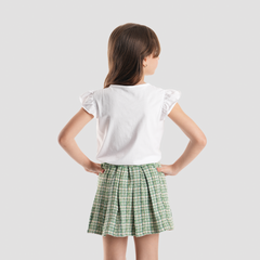 Green Skirt for Girls-GSK-51
