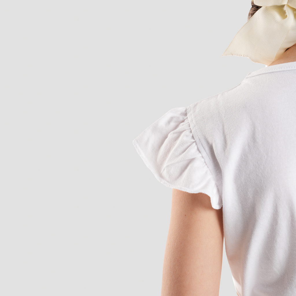 Girls' Star Ruffle Top-GTS-45S - Naga Homme
