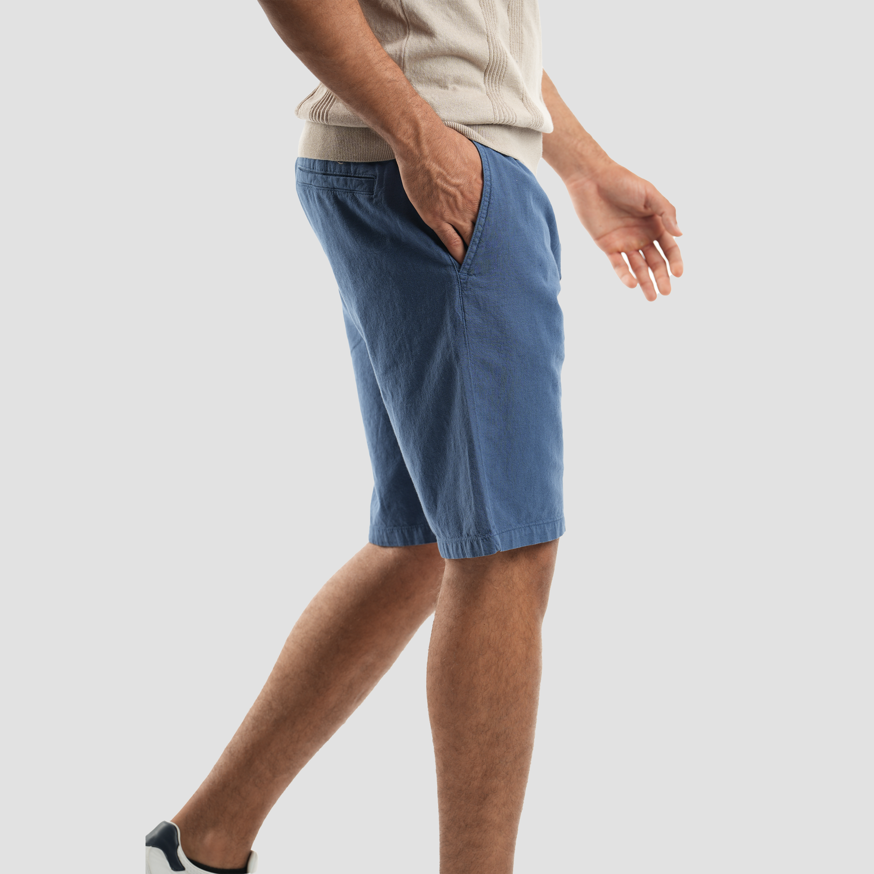 Men’s Casual Linen Shorts (MSR-56) - Naga Homme