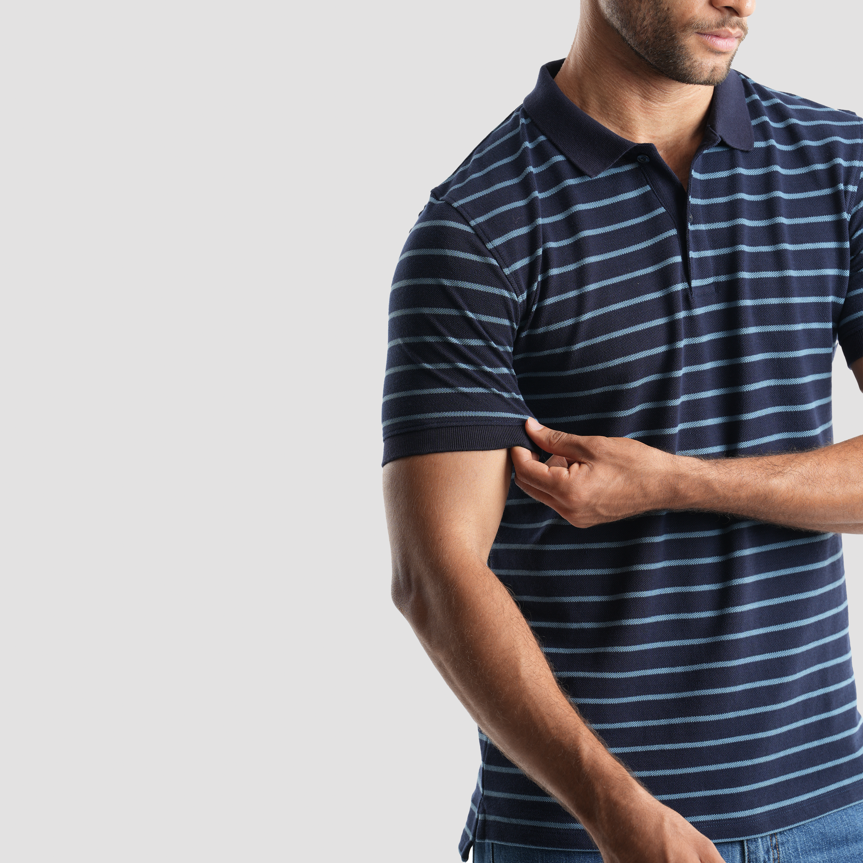 Navy Polo Shirt (MPO-99S) Secondary image