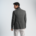Dark Grey Wool Blazer-MJKC418