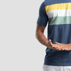 Men's Striped T-Shirt (MTS-41) - Naga Homme