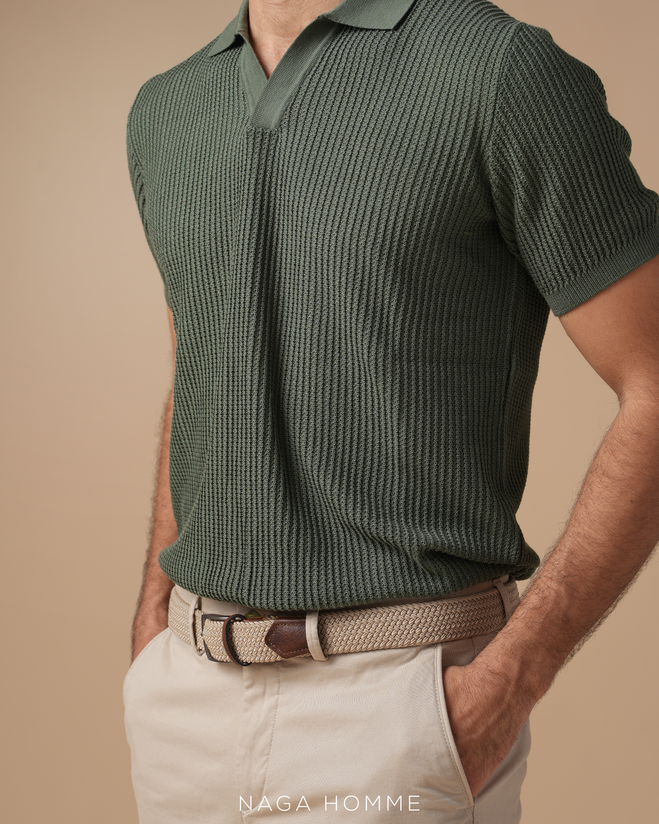 Men’s Short Sleeve Olive Polo (MPO146)