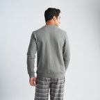 Men's Grey Pajama Set-MPJL147