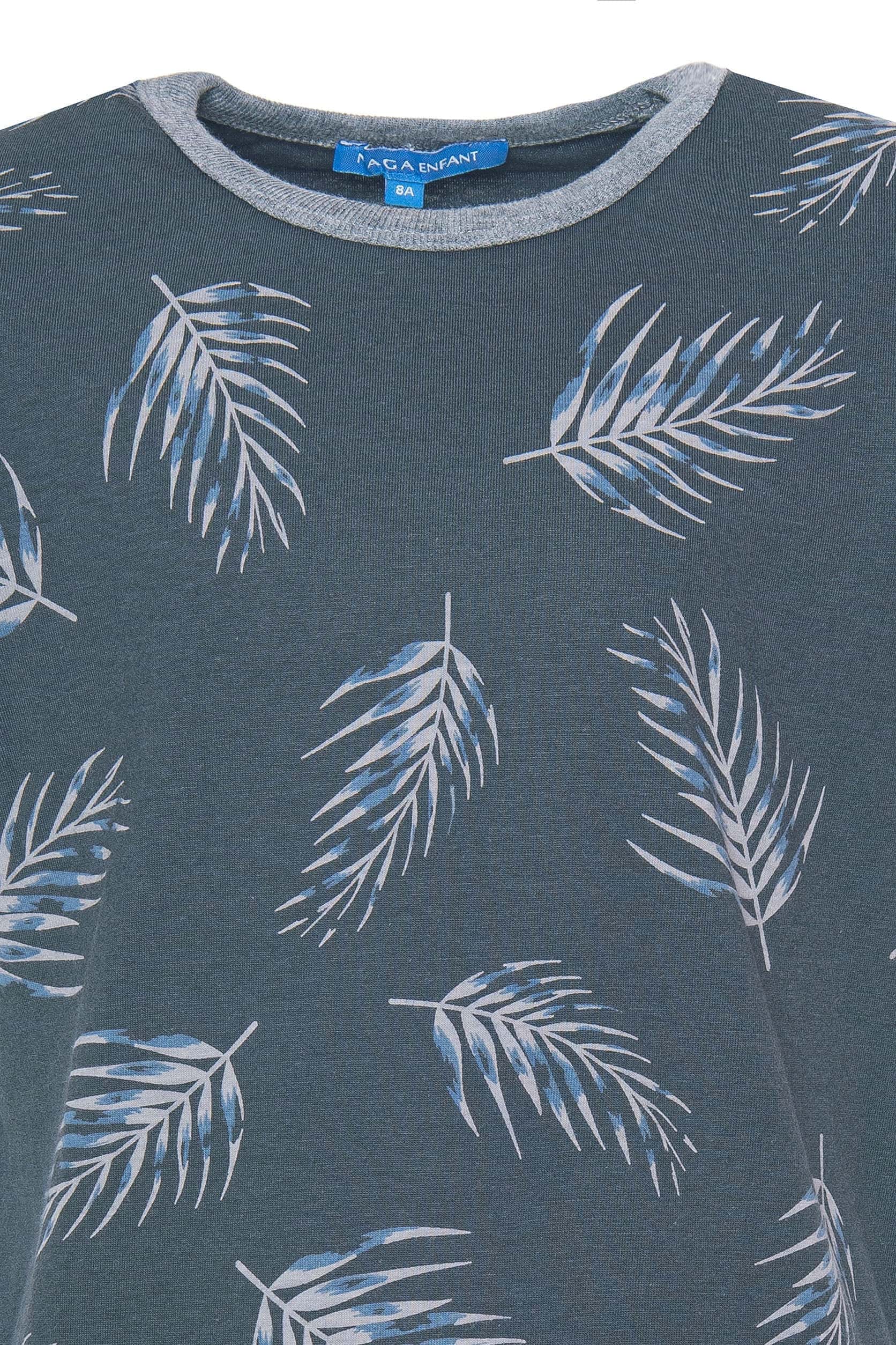 Boys Leaves Print Pajamas(18) Secondary image