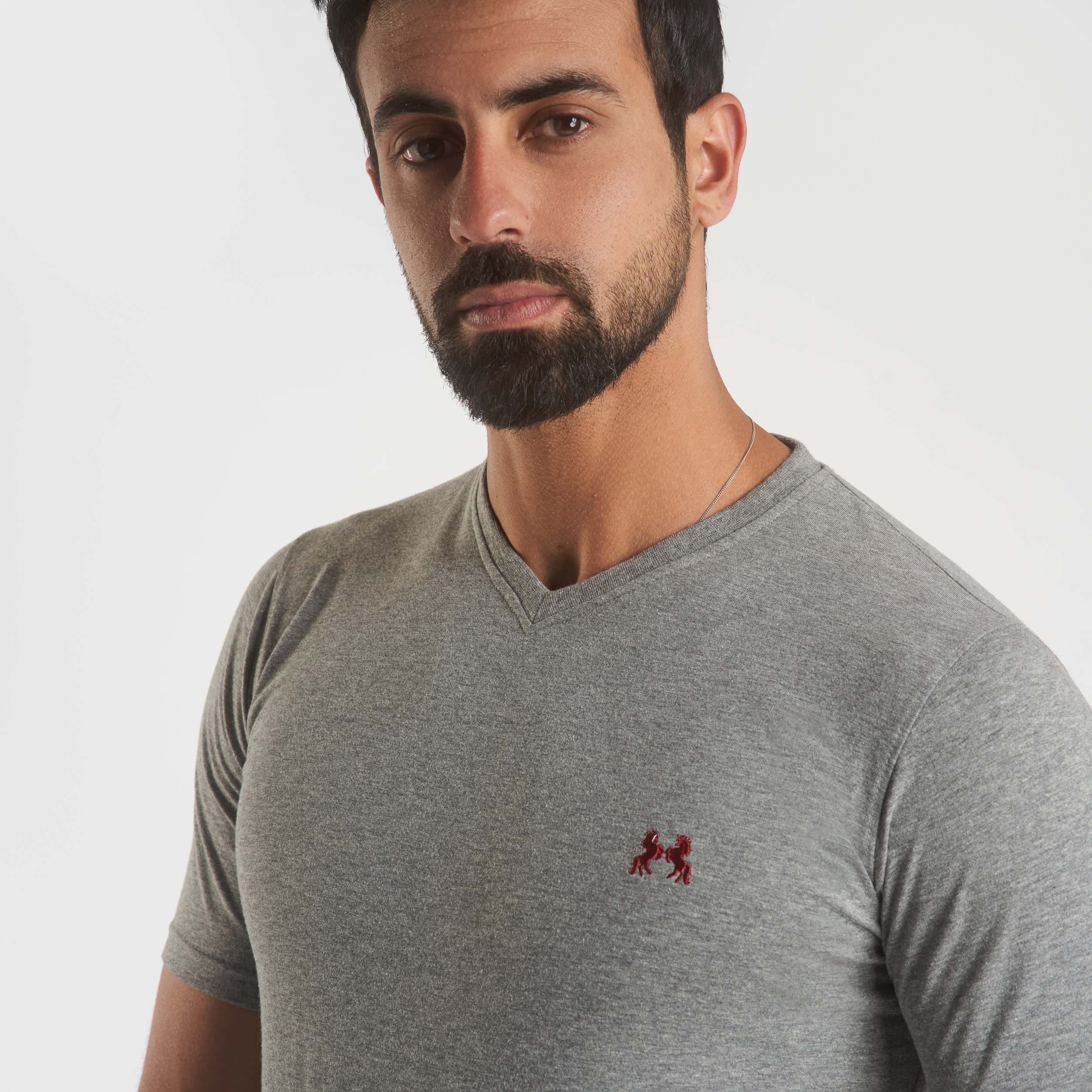 بيجامات نص كم رمادي Secondary image