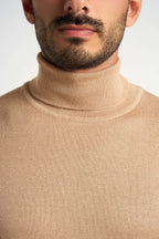 Beige Rounded-Neck Pullover(10) - nagahomme