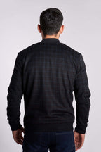 Black and blue wool jacket(19) - nagahomme