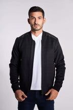 Black and Red checks wool jacket(19) - nagahomme