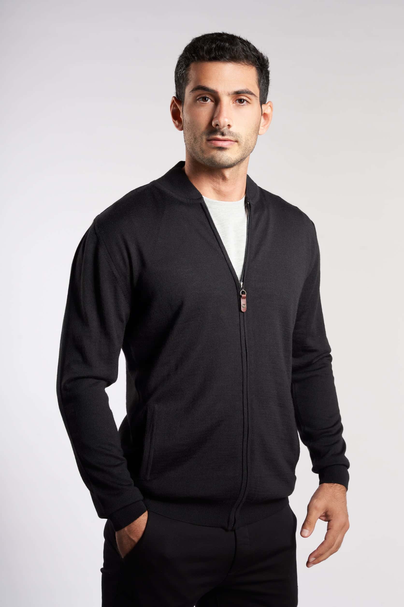 Black Pullover(21) - Naga Homme