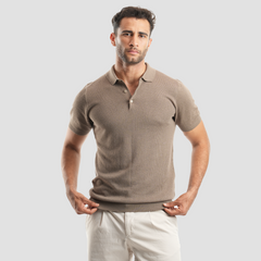 Cafe Textured Polo Shirt (MPO105S)
