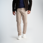 Men's Gabardine Beige Pants-MPT198