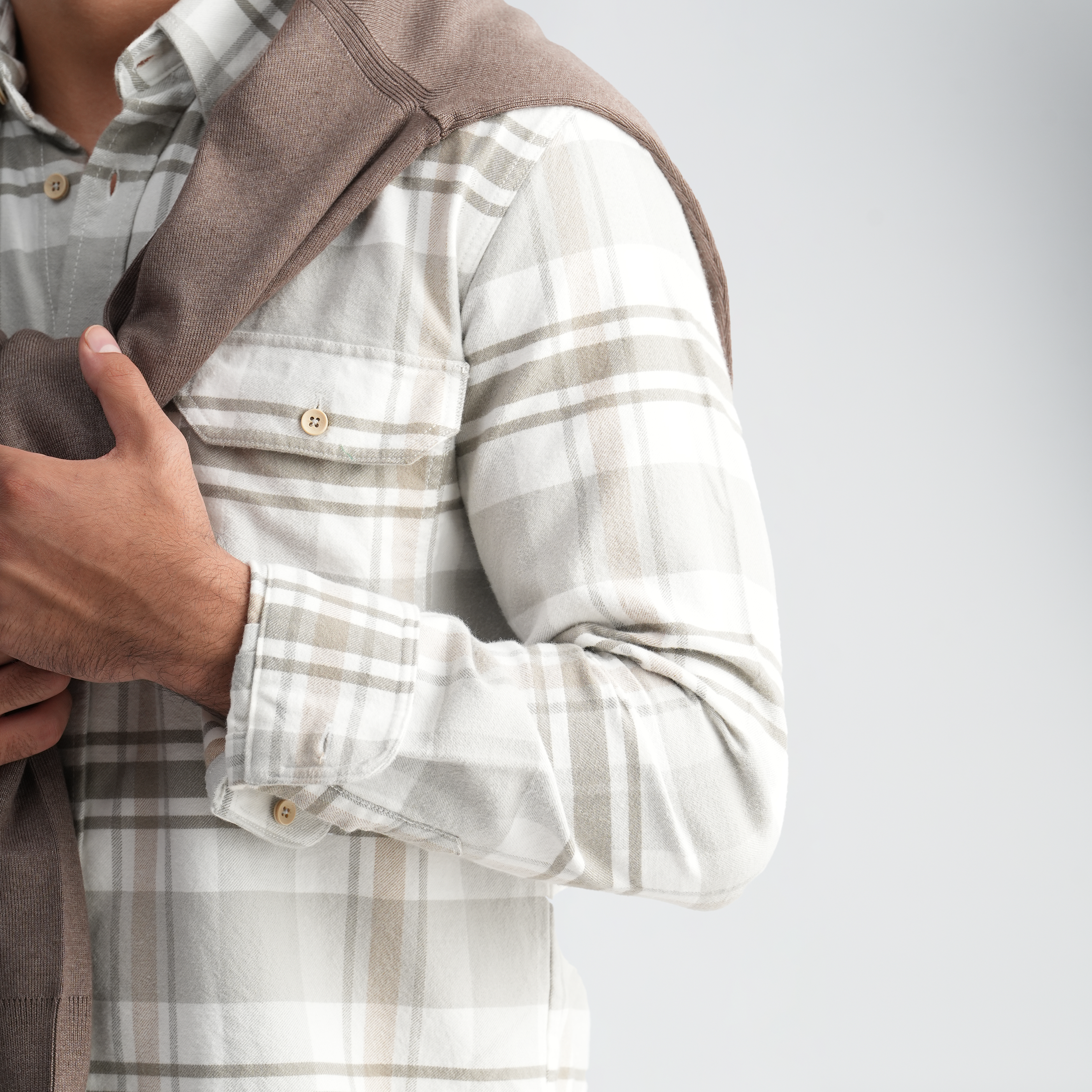 Men's Plaid Shirt-MSH0104