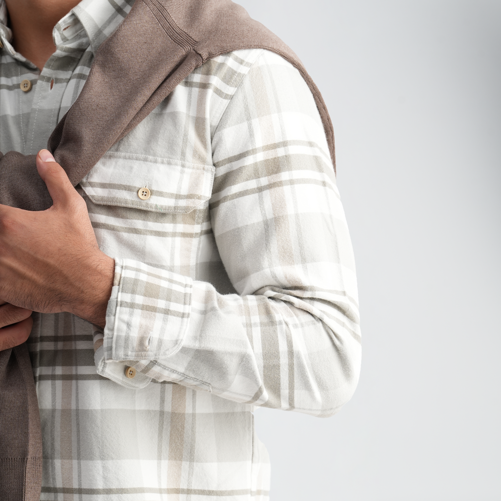 Men's Plaid Shirt-MSH0104