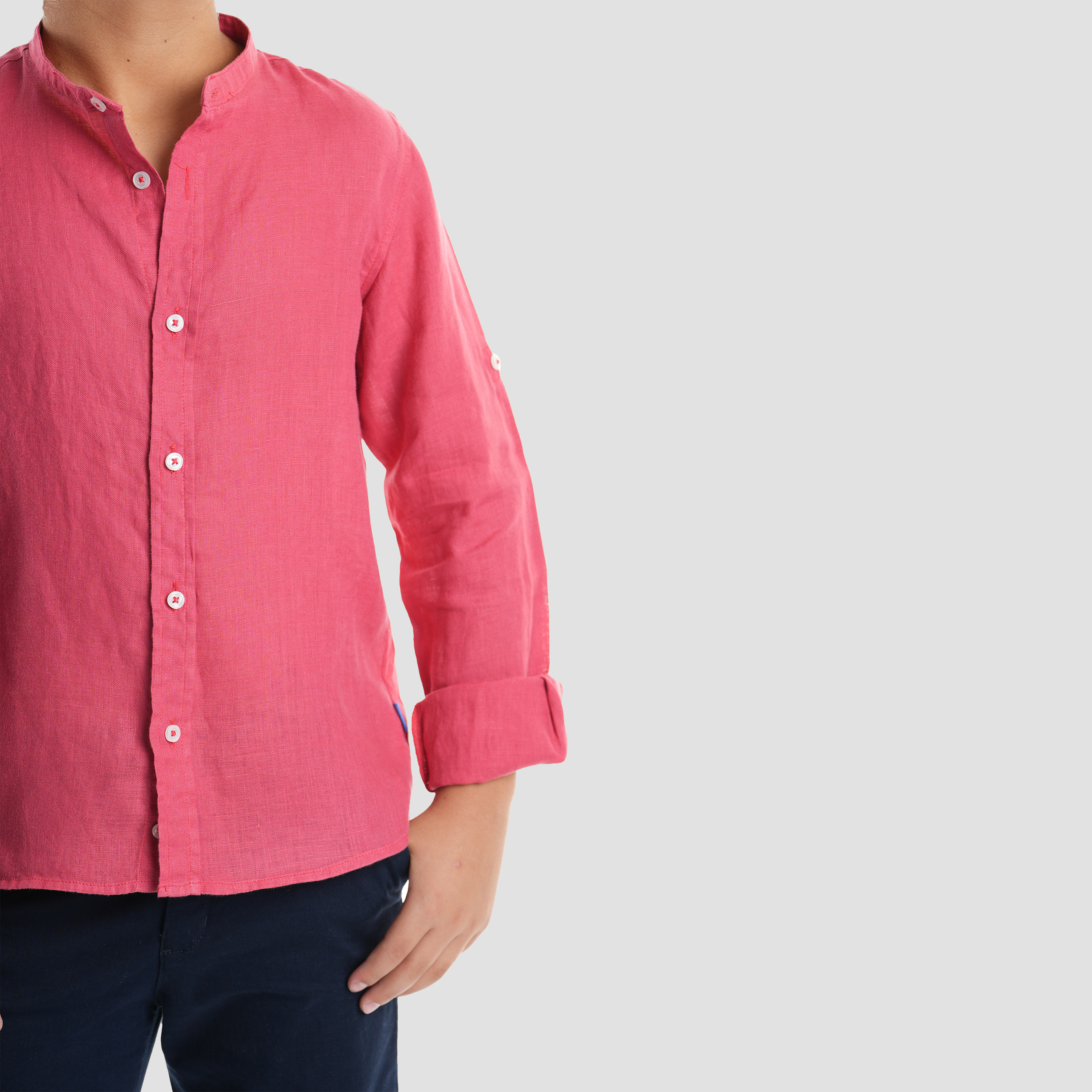 Boys' Linen Shirt-BSH144S Secondary image