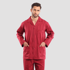 Dark Red Classic Pajamas - MPJLC137 - nagahomme