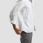 Grey*White Modern shirt (MSH585) - Naga Homme