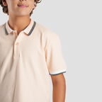 Boys' Peach Polo Shirt-BPO-96S - Naga Homme