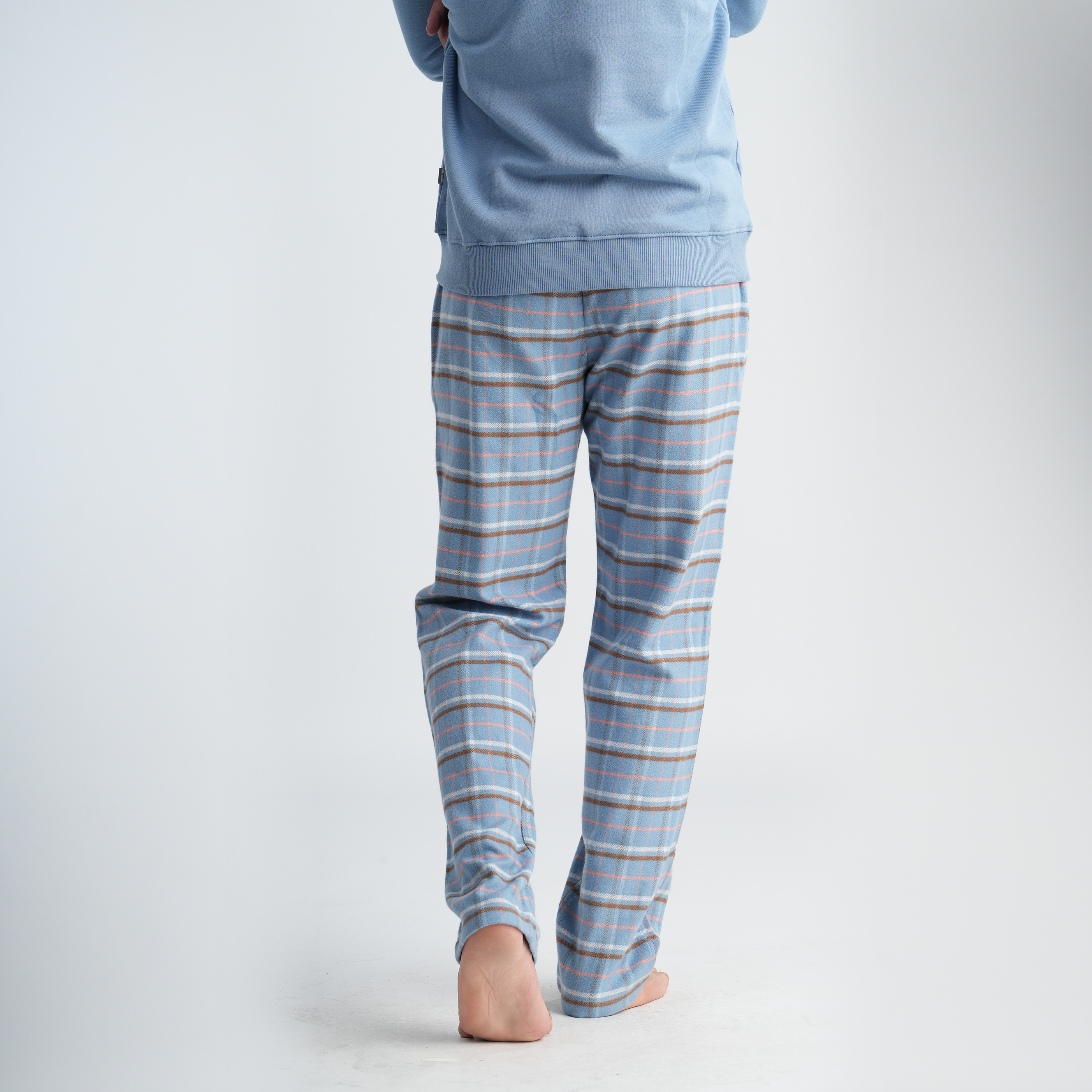 Soft Blue Pajama Set-MPJL178