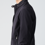 Men's Navy Stand Collar Jacket-MJKF-37