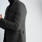 Dark Grey Wool Blazer-MJKC418