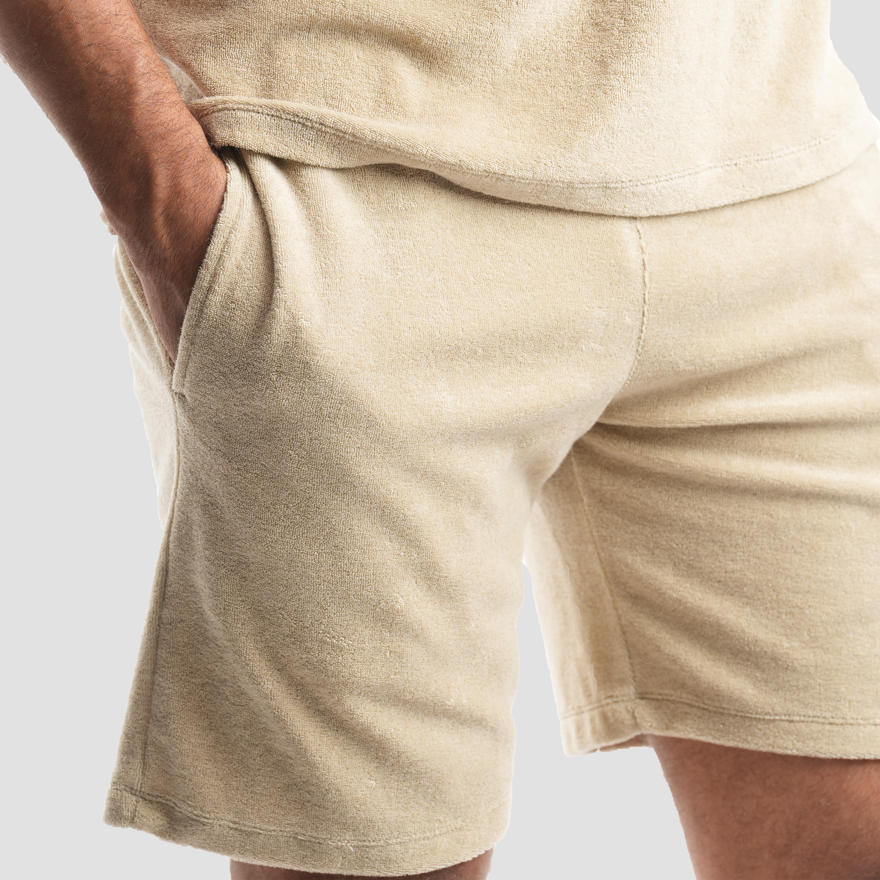 Beige Beach Towel Set - Naga Homme Main image