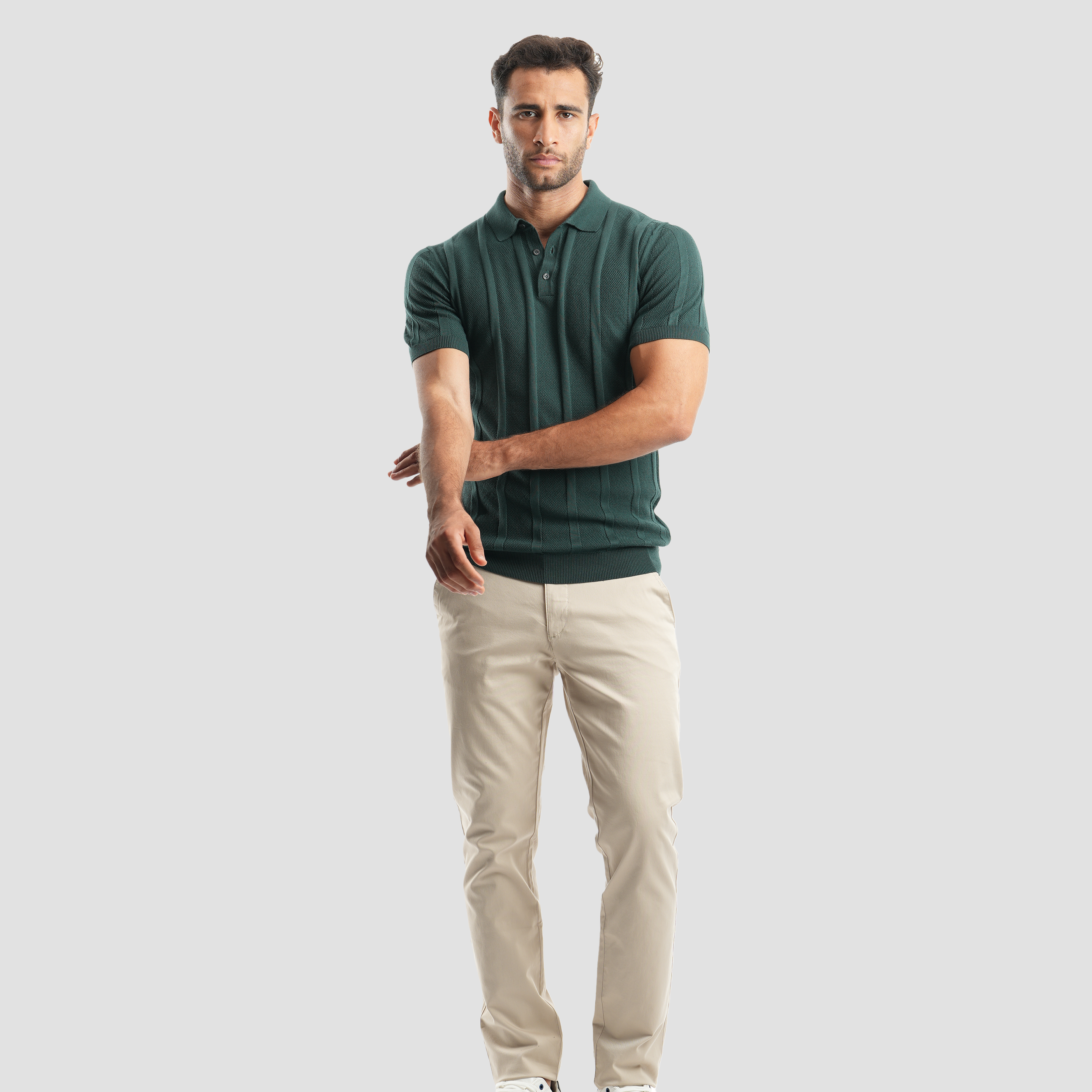 Stone Gabardine Pants (Mpt175) - Naga Homme Main image