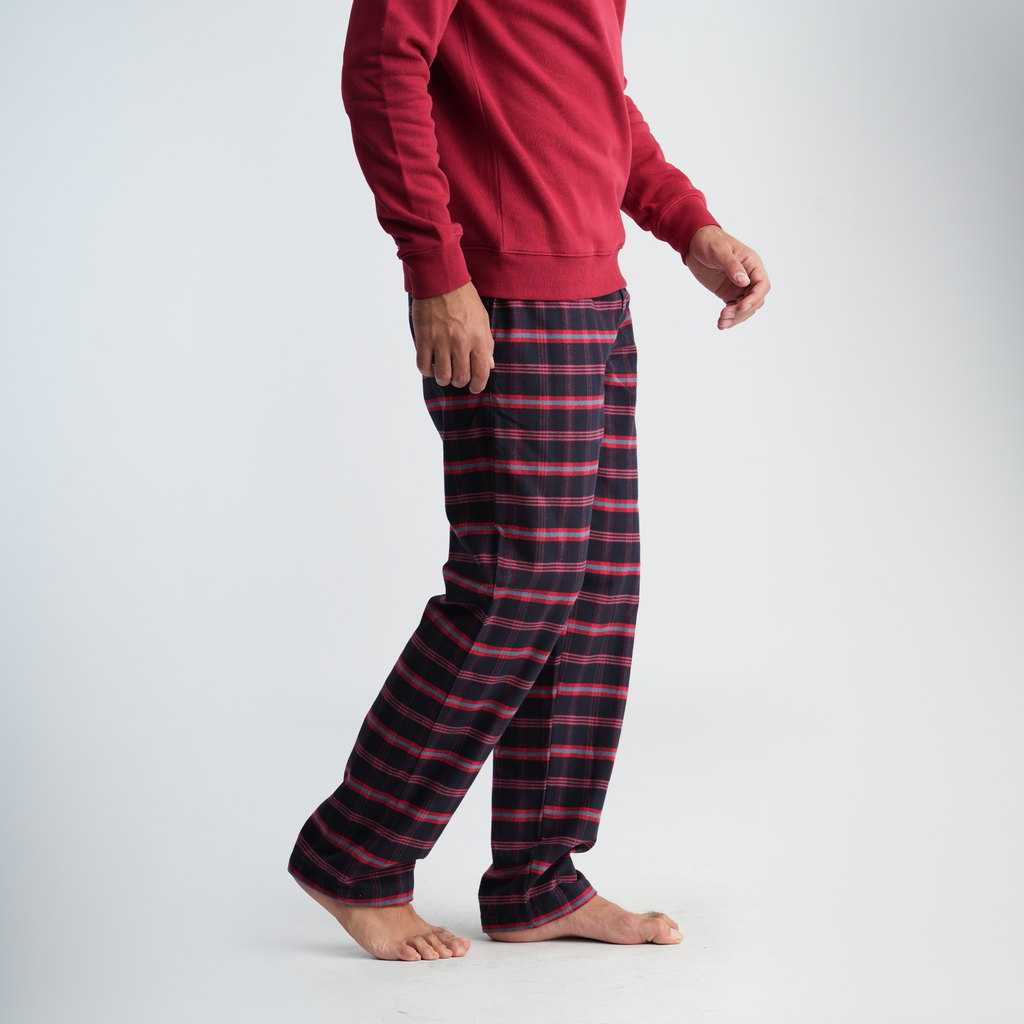 Men's Red Pajama Set-MPJL198
