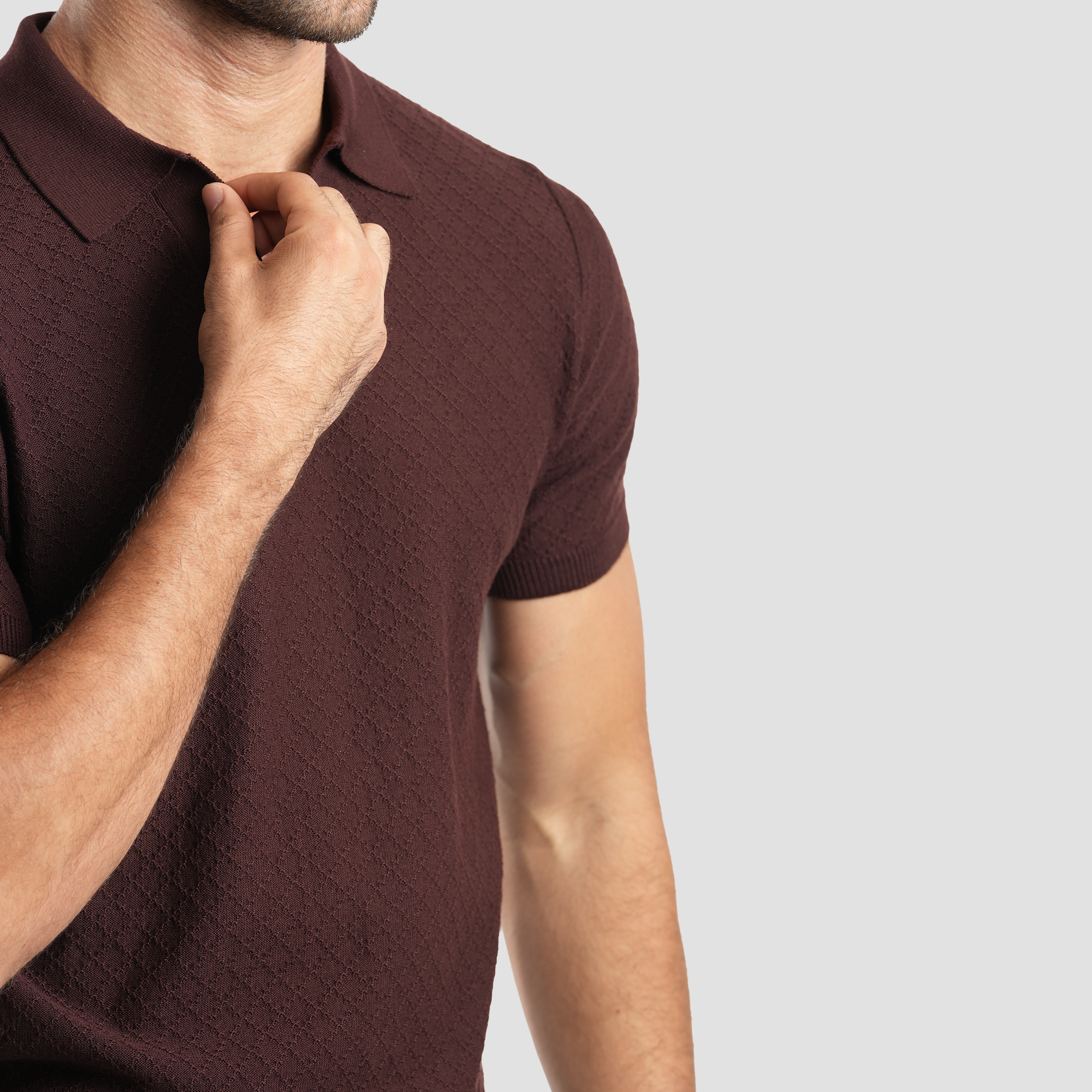 Dark Bordaux short sleeves Polo - MPO131s Secondary image