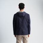 Men's Navy Hoodie Jacket-MJKF-33