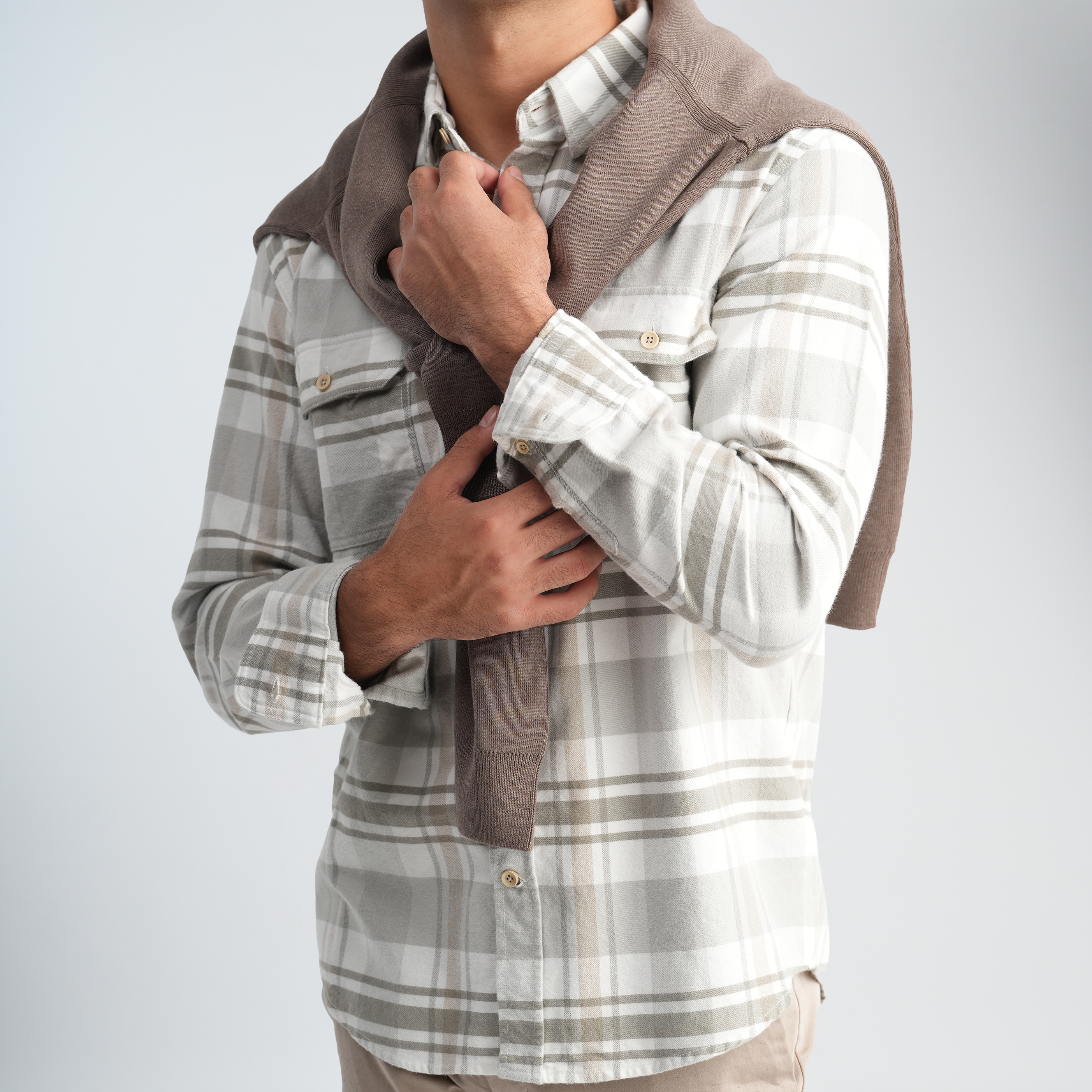 Men's Plaid Shirt-MSH0104