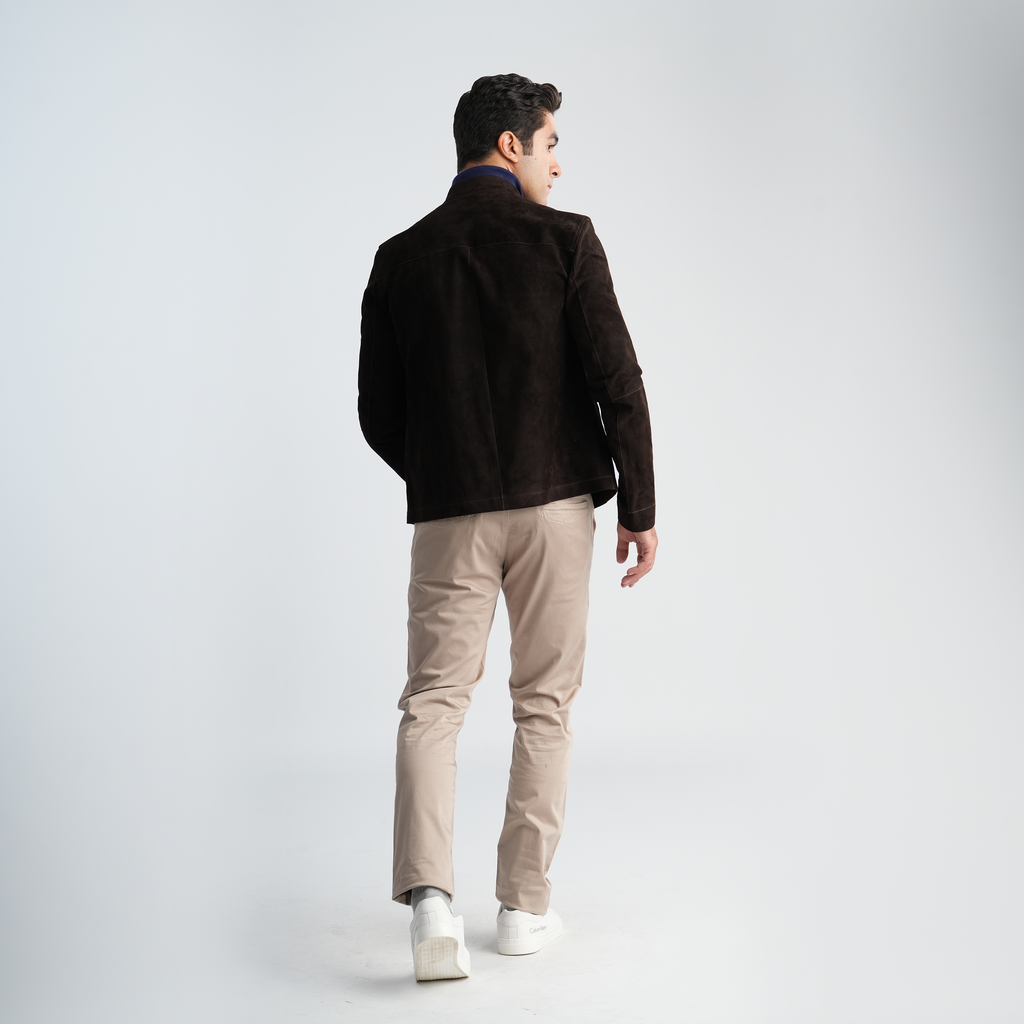 Men's Gabardine Beige Pants-MPT198