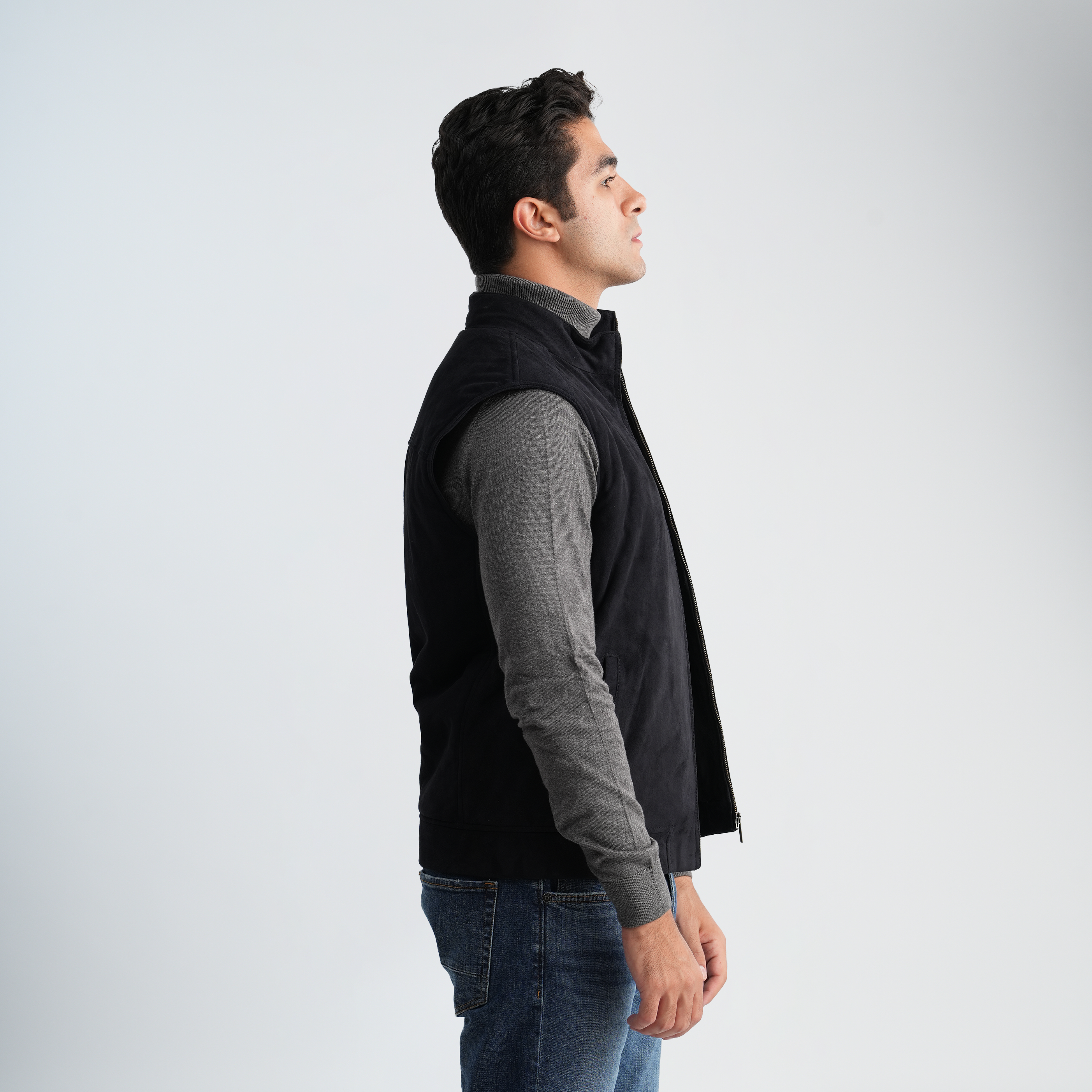 Men's Full-Zip Vest-MLV-05