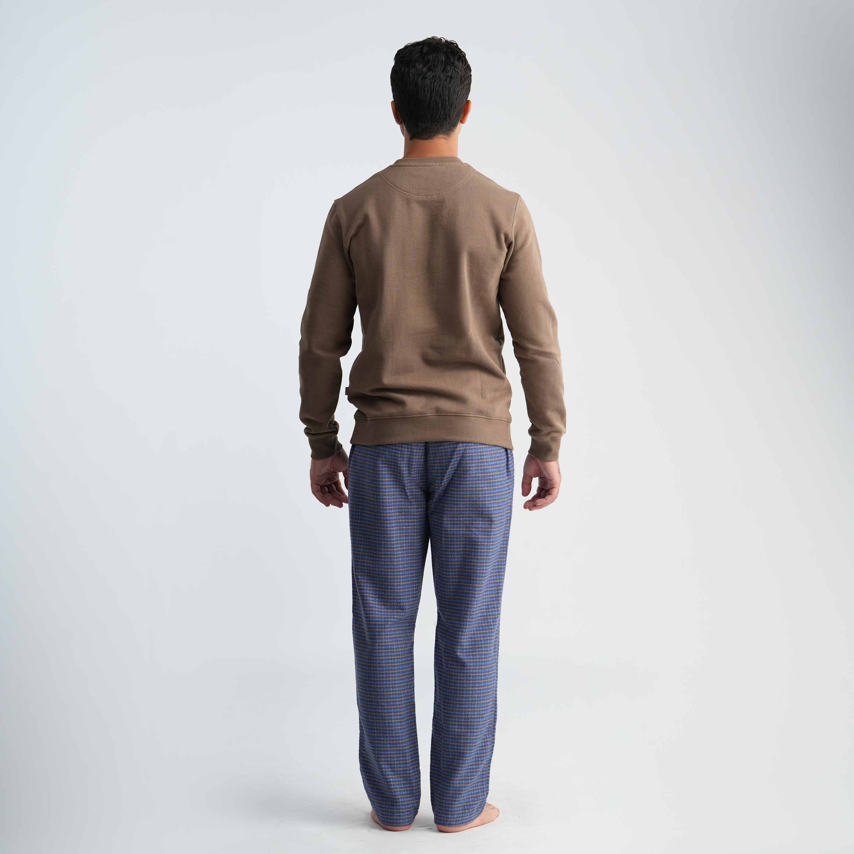 Men's Brown Pajama Set-MPJL177
