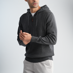Men's Grey Hoodie-MPLFSH-28