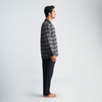 Navy*Grey Pajama Set-MPJLC127