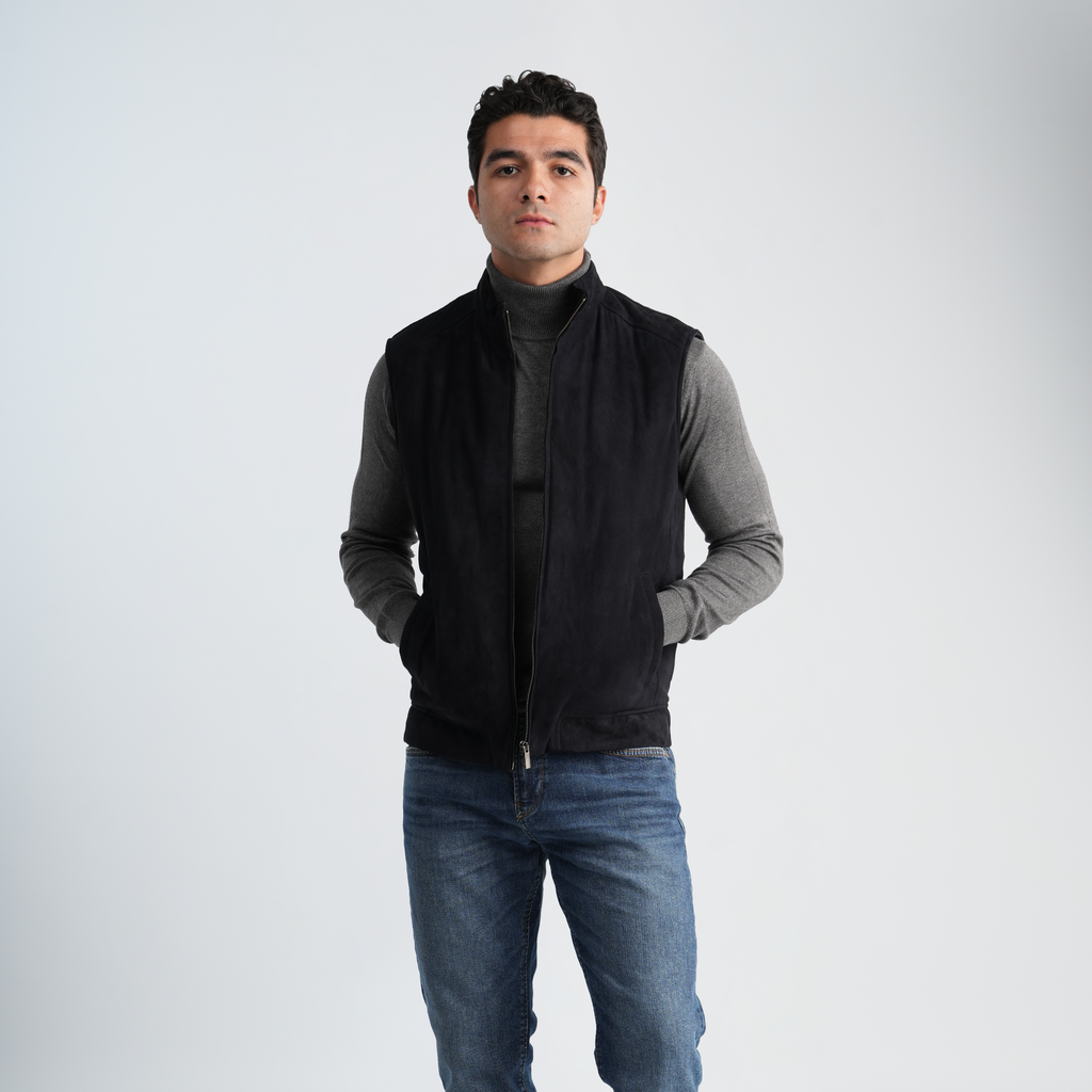 Men's Full-Zip Vest-MLV-05