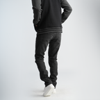 Men's Black Denim Jeans-MPT197