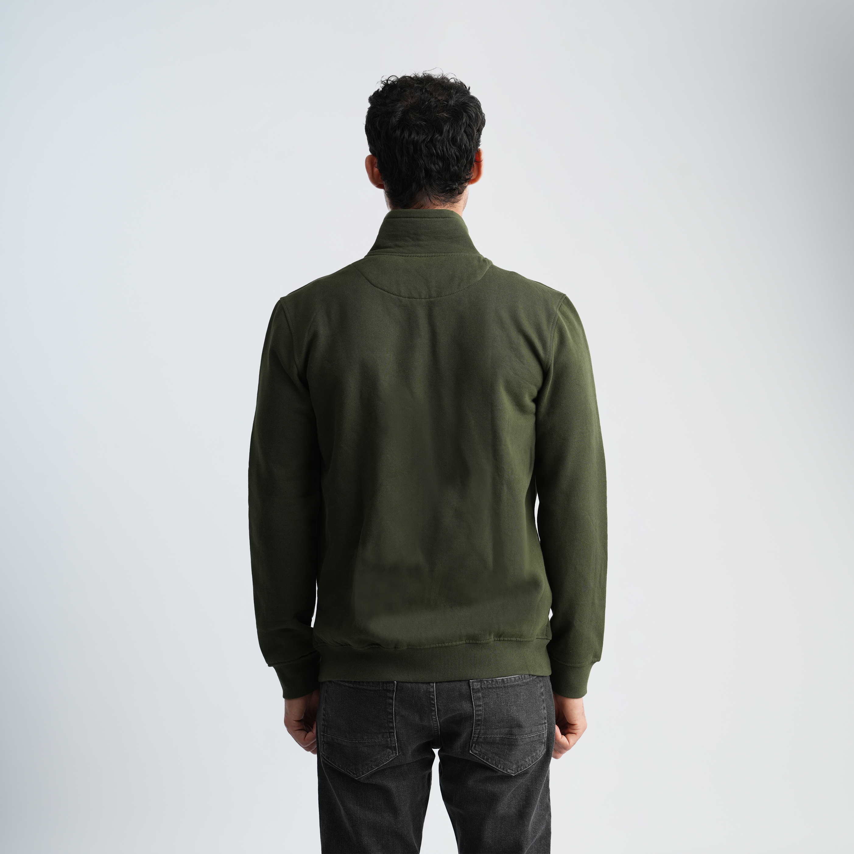 Men's Olive Sweatshirt-MSW-55