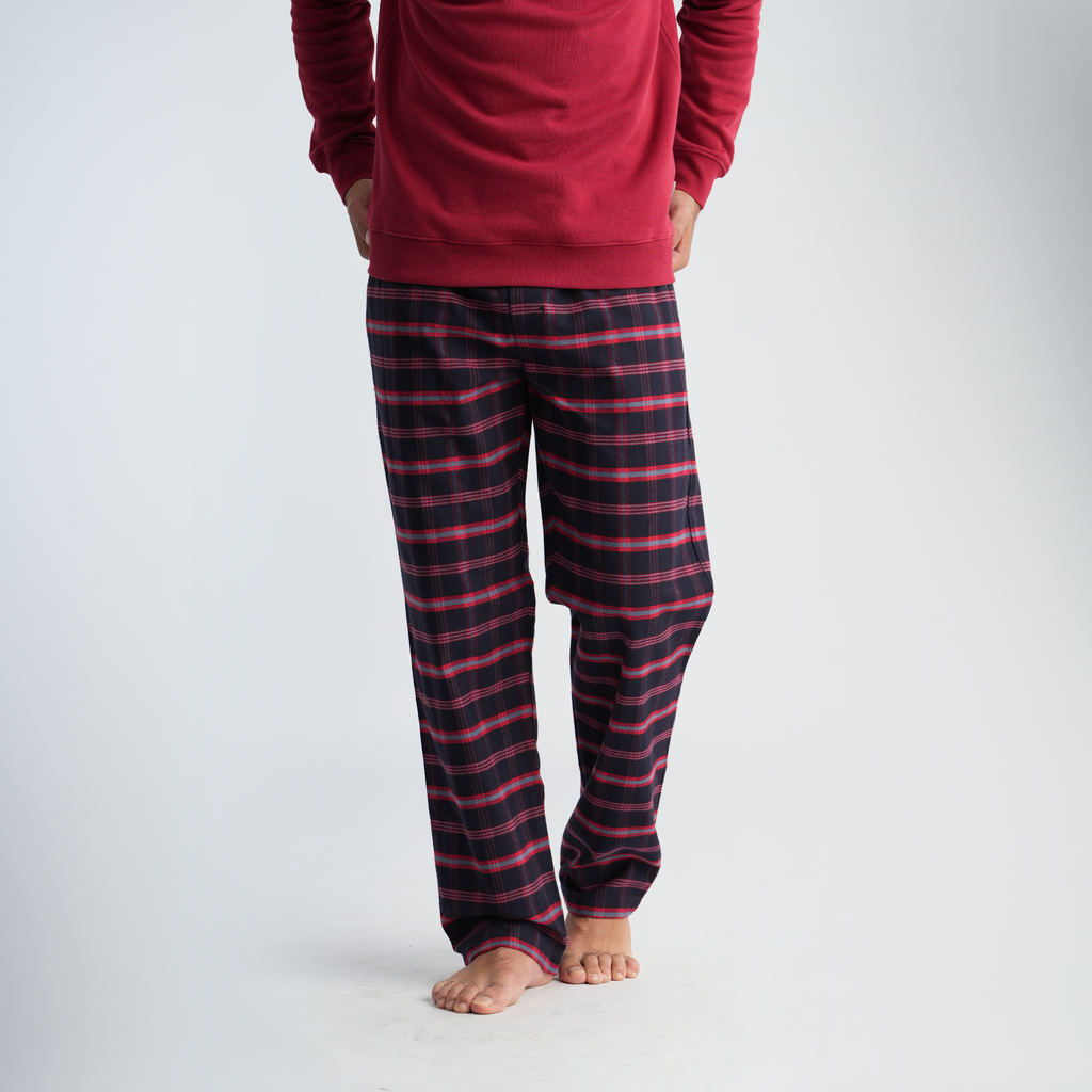 Men's Red Pajama Set-MPJL198